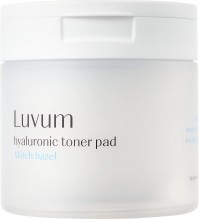 Luvum Hyaluronic Toner Pad Witch Hazel  Εμποτισμέν …