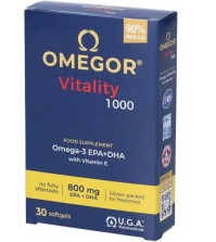 Omegor Vitality 1000 Συμπλήρωμα Διατροφής για τη Φ &hellip;