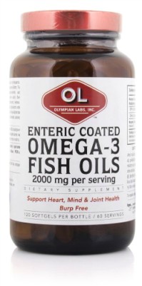 Inpa, Olympian Labs, Enteric Coated Omega 3, 120 s …