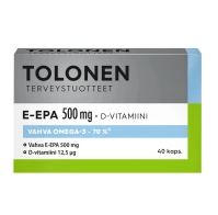 Dr. Tolonen's E-EPA Ιχθυέλαιο 500mg 40 κάψουλες