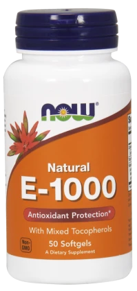 Now Foods E 1000 IU, Mixed Tocopherols / Unesterif …