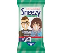 Mega Sneezy Menthol Υγρά Μαντηλάκια 12τμχ