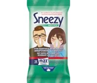 Mega Sneezy Menthol Υγρά Μαντηλάκια 12τμχ