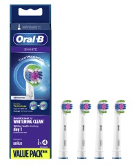 Oral-B Ανταλλακτικές Κεφαλές 3D White 4τμχ