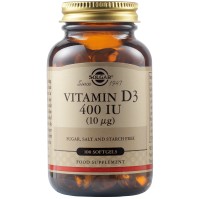 SOLGAR VITAMIN D-3 400 IU SOFTGELS 100TAB