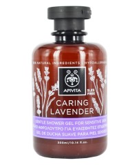 APIVITA CARING LAVENDER Απαλό Αφρόλουτρο για ευαίσ …