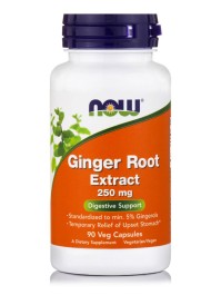 Now Foods Ginger Root Extract 250mg 90Vcaps