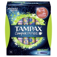 TAMPAX Compak Pearl Super 18τμχ