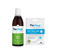 Plac Away Set Mouthwash Daily Mild 500ml + Δώρο Ec …