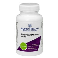 Super Health Magnesium 300mg with B6 60caps