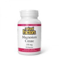 Natural Factors Magnesium Citrate 150mg 90Caps