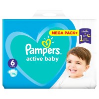 Pampers Active Baby Mega Pack No.6 (13-18kg) 96 Πά …