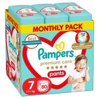 Pampers Premium Care Pants Μέγεθος 7 (17+kg) 80 Πά …