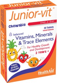 HEALTH AID JUNIOR VIT™ TABLETS 30'S -BLISTER