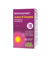 Natural Factors BioCoenzymated Active B Complex 60 &hellip;