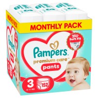 Pampers Premium Care Pants Μέγεθος 3 (6-11Kg) 152 &hellip;
