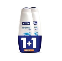 Nivea Αφρόλουτρο Creme Soft 750ml 1+1 ΔΩΡΟ