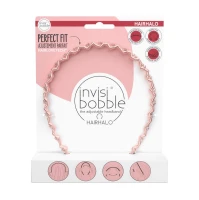 Invisibobble Hairhalo Pink Sparkle Στέκα Μαλλιών 1 …