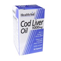 HEALTH AID COD LIVER OIL 1000MG VEGETARIAN CAPSULE …