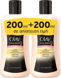 OLAY Total Effects 7 Γαλάκτωμα Καθαρισμού 2x200ml