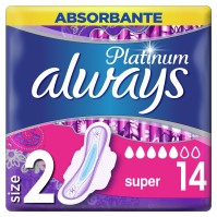 Always Platinum Ultra Super Plus Size2 14τμχ