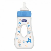 CHICCO ΜΠΙΜΠΕΡΟ ΠΛΑΣΤΙΚΟ ΜΠΛΕ 240ml ΘΣ ΓΡ ΛΑΒΗ