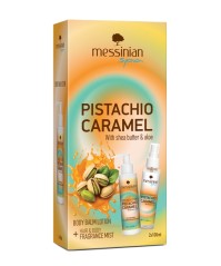 Messinian Spa Set Pistachio Caramel Body Balm Γαλά &hellip;