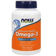 Now Foods Omega-3 180 EPA 120 DHA 1000mg 100 Softg …