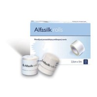 Alfasilk Rolls Μεταξωτή Αυτοκόλλητη Επιδεσμική Ται …