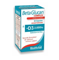 HEALTH AID BetaGlucan Complex 30caps Vegan