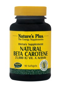 NATURE'S PLUS Natural Beta Carotene 90softgels