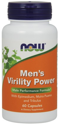 Now Foods Men's Virility Power 60 Veget.caps