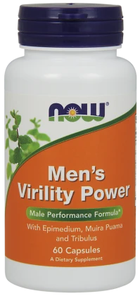 Now Foods Men's Virility Power 60 Veget.caps