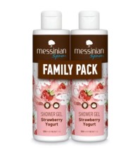 Messinian Spa Set Family Pack Αφρόλουτρο Strawberr …