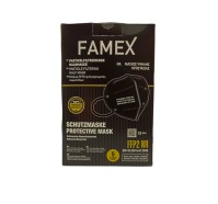 Famex Mask Μάσκες Υψηλής Προστασίας Μαύρη FFP2 NR …