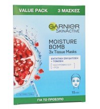 Garnier Moisture Bomb 3 Tissue Masks