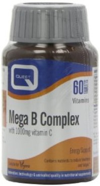 QUEST MEGA B Complex plus 1000mg vitamin C 60TABS