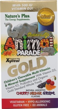 NATURE'S PLUS ANIMAL PARADE GOLD ASSORTED 60TABS