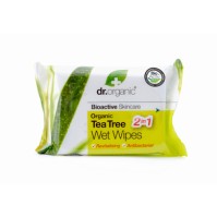 DR.ORGANIC TEA TREE WET WIPES 20s