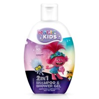 Magic Kids Girls 2in1 Shampoo & Shower Gel Trolls …