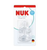 Nuk First Choice Θηλές Σιλικόνης Medium 3m+ 2τμx
