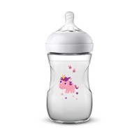 Avent Natural Μπιμπερό Μονόκερος 1m+ 260ml SCF070/ …