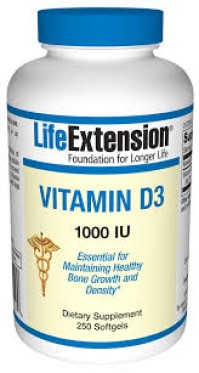 Life Extension Vitamin D3 1000IU 250softgels
