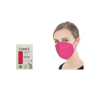 Famex Mask Μάσκες Υψηλής Προστασίας Φούξια FFP2 NR …