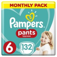 Pampers Active Baby Pants No.6 (13-19Kg) 132 Πάνες