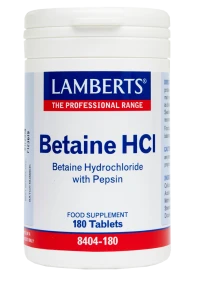 Lamberts Betaine Hcl 324Mg-Pepsin 180Tabs