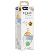 Chicco Original Touch Γυάλινο Μπιμπερό με Θηλή Καο …