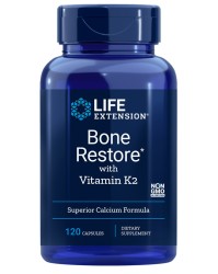 Life Extension BONE RESTORE with vitamin K2 120cap …
