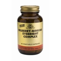 SOLGAR BILBERRY GINKGO EYEBRIGHT COMPLEX 60VCAP