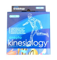 ASEPTA Kinesiology tape χρώματος Μαύρο, 5cmX5m